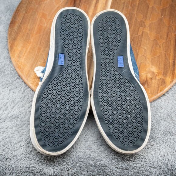 Keds Ventura Lace Up Open Back Sneaker Shoe Womens Size 9 WF23480M Blue White - Picture 7 of 7